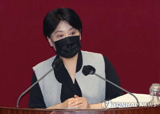 윤희숙 국민의힘 의원. 연합뉴스